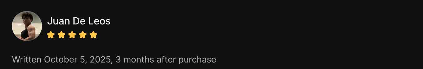 5-star client review